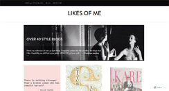 Desktop Screenshot of likesofmeblog.com